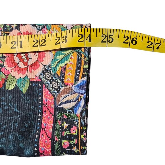 Johnny Was Womens Pete & Greta Floral Boho Print Jacket S Art to Wear Whimsygoth - Picture 14 of 15